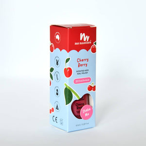 Water Based Scented Scratch Off Kids Nail Polish: Lollipop - Purple/Pink