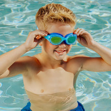 Load image into Gallery viewer, 6YRS+ Jurassic Dive Raptor Blue Swim Goggles