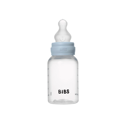 Baby Bottle BPA Free Plastic | Silicone | Baby Blue