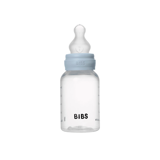 Baby Bottle BPA Free Plastic | Silicone | Baby Blue