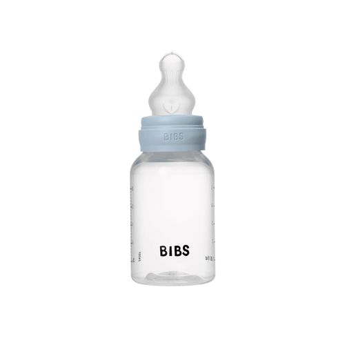 Baby Bottle BPA Free Plastic | Silicone | Baby Blue