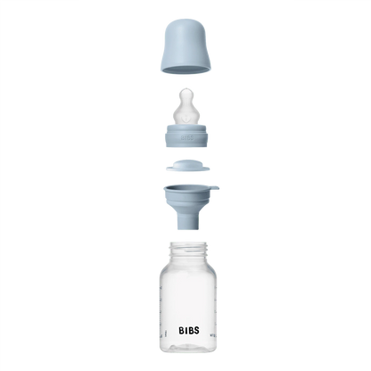 Baby Bottle BPA Free Plastic | Silicone | Baby Blue