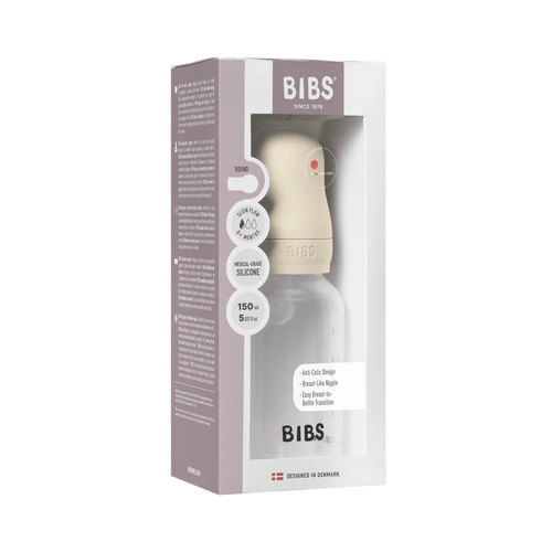 Baby Bottle Complete Silicone Set | Ivory