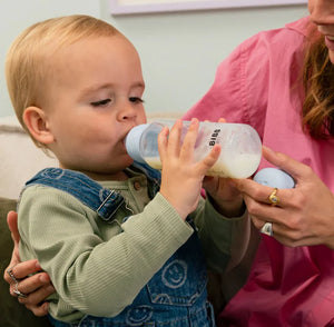 Baby Bottle BPA Free Plastic | Silicone | Sage