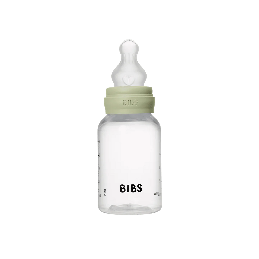 Baby Bottle BPA Free Plastic | Silicone | Sage
