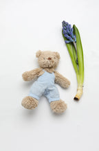 Load image into Gallery viewer, Baby Honey Bear Baby Blue Overalls