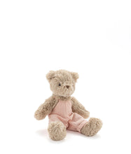 Load image into Gallery viewer, Baby Honey Bear Baby Pink Overalls