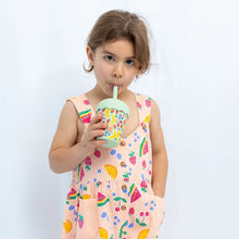 Load image into Gallery viewer, Happy Fruits Mini Smoothie Cup and Straw