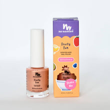 Load image into Gallery viewer, Water Based Scented Scratch Off Kids Nail Polish: Limited Edition Christmas - Candy Cane - Minty Green
