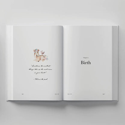 Bebé Baby Book With Keepsake Box And Pen