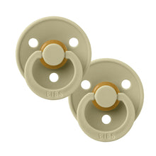 Load image into Gallery viewer, BIBS Pacifier Size 1 | 0-6M | Round Natural Rubber Teat