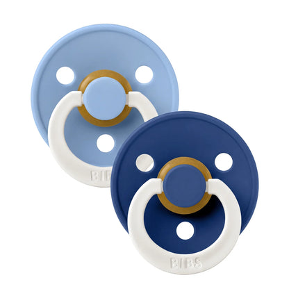 BIBS Pacifier Size 3 | 18M+ | Round Natural Rubber Teat