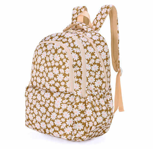 Bloom Tan Campus School Backpack 2.0