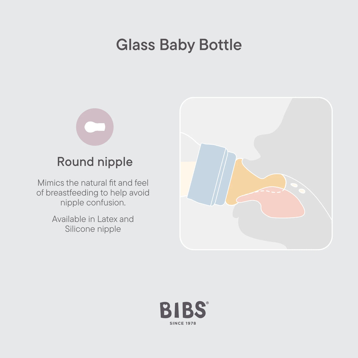 Bottle Replacement Silicone Nipple 2pk