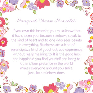 Petite Fleur Bouquet Charm Bracelet