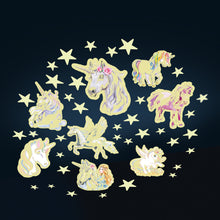Load image into Gallery viewer, Glow Stars and Unicorns