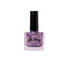 Load image into Gallery viewer, Oh Flossy Nail Polish: Confident - Purple Glitter