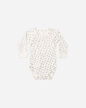 Load image into Gallery viewer, Side Snap Bodysuit Blue Ditsy