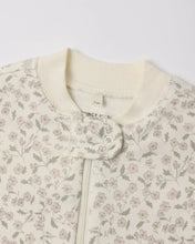Load image into Gallery viewer, Floret Zip Long Sleeve Sleeper Footie