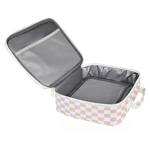 Caramel Check Junior Lunch Bag