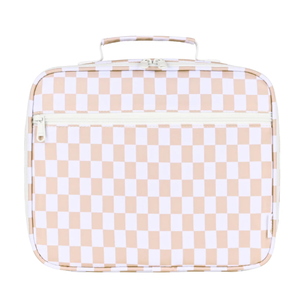 Caramel Check Junior Lunch Bag