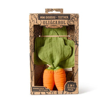 Load image into Gallery viewer, Cathy the Carrot Mini Doudou-Teethers