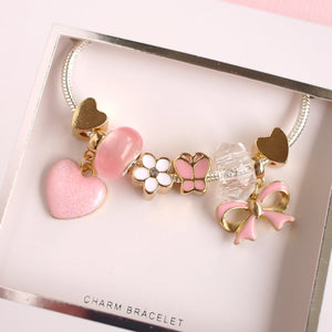 Pink Fantasia Charm Bracelet