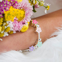 Load image into Gallery viewer, Petite Fleur Bouquet Charm Bracelet