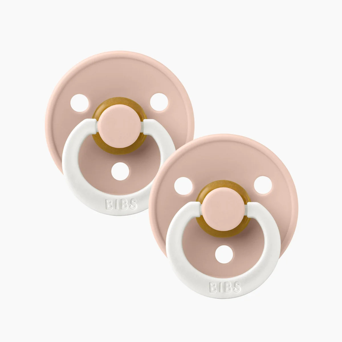 BIBS Pacifier Size 3 | 18M+ | Round Natural Rubber Teat