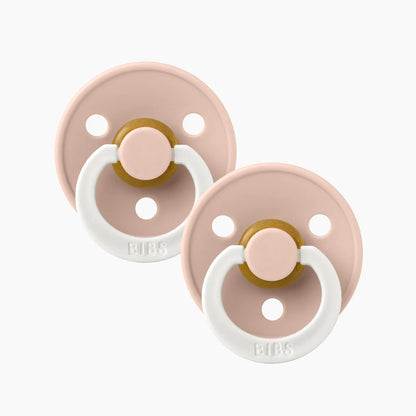 BIBS Pacifier Size 3 | 18M+ | Round Natural Rubber Teat