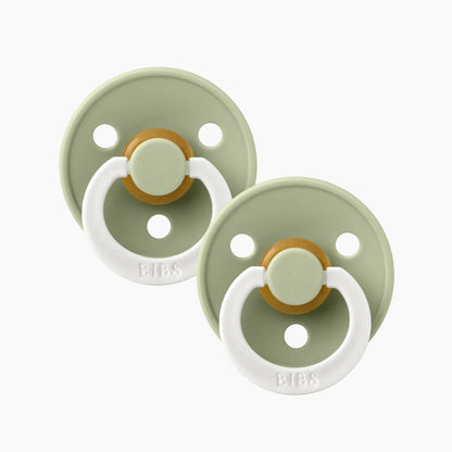 BIBS Pacifier Size 3 | 18M+ | Round Natural Rubber Teat