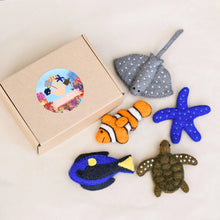 Load image into Gallery viewer, Australian Coral Reef Under the Sea - Finger Puppet Set