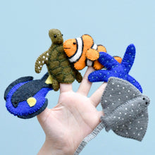 Load image into Gallery viewer, Australian Coral Reef Under the Sea - Finger Puppet Set