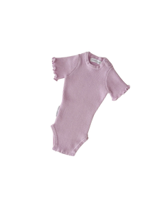 Summer Ribbed Bodysuit | Lilac SIZE 0-3M