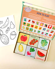 Load image into Gallery viewer, Fruit and Veg Memory &amp; Matching Game - Kids Educational Gift