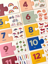 Load image into Gallery viewer, Number Puzzle Pairs - Kids Toys Learning Game Educational