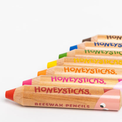 Honeysticks Magic 3-in-1 Beeswax Pencils Little Learners 7pk