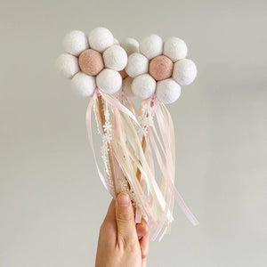 Daisy Flower Wand | Marshmallow