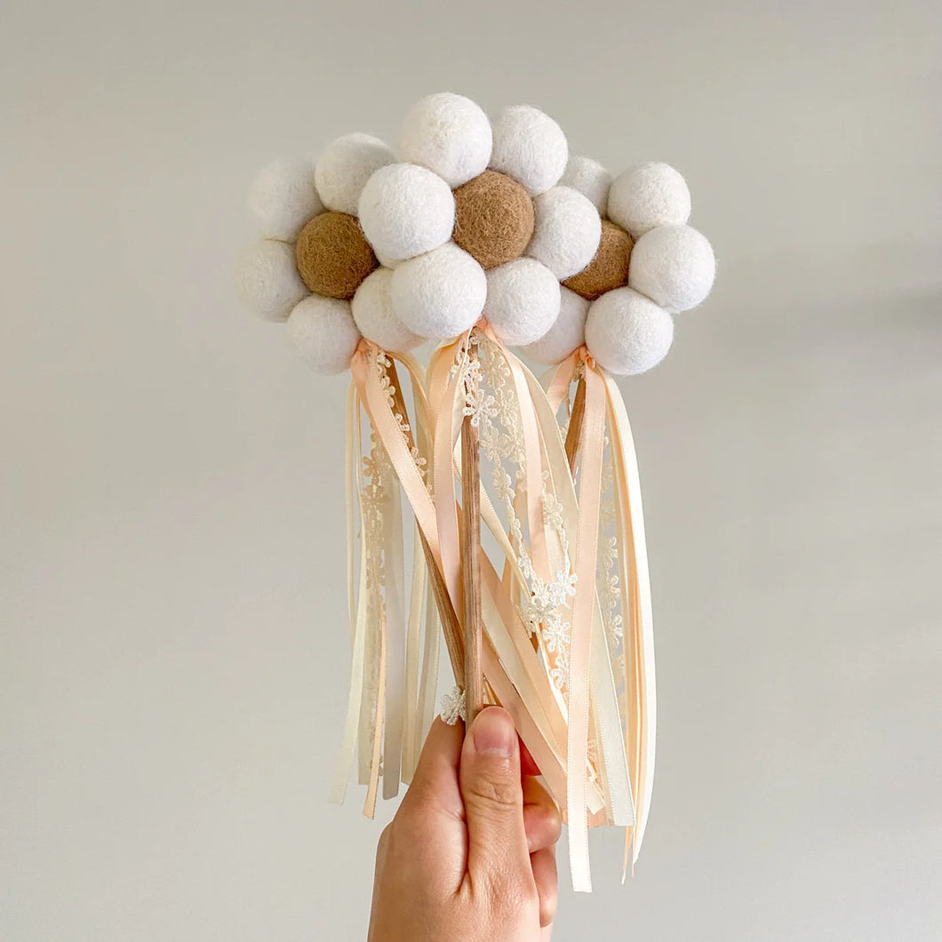 Daisy Flower Wand | Neutral