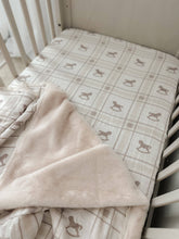 Load image into Gallery viewer, The Rocking Horse Fitted Cot Sheet