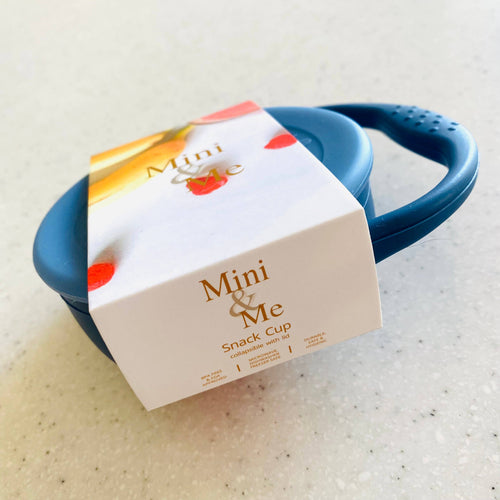 Blueberry Collapsible Snack Cup with Lid