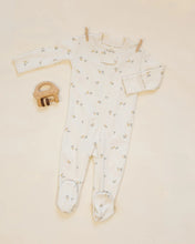 Load image into Gallery viewer, Pears Zip Long Sleeve Sleeper Footie