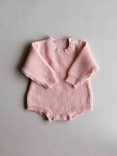Load image into Gallery viewer, Chunky LS Romper | Sweetpea