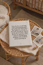Load image into Gallery viewer, TINY STEPS | Baby Linen Photo Album