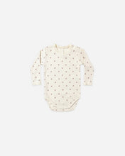Load image into Gallery viewer, Fall Ditsy Waffle Long Sleeve Bodysuit