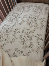 Load image into Gallery viewer, Fleur Blanche Fitted Cot Sheet
