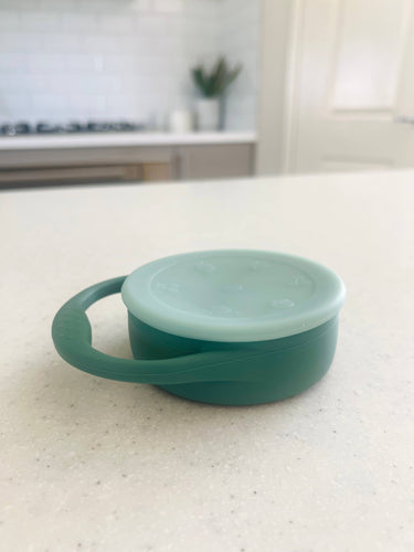 Kale Collapsible Snack Cup with Lid