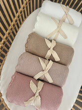 Load image into Gallery viewer, Shell Baby Blanket Whisper White