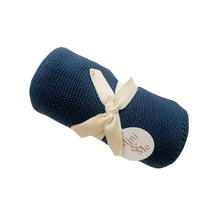 Load image into Gallery viewer, Cable Baby Blanket | Cambridge Blue