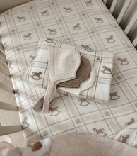 Load image into Gallery viewer, The Rocking Horse Fitted Cot Sheet
